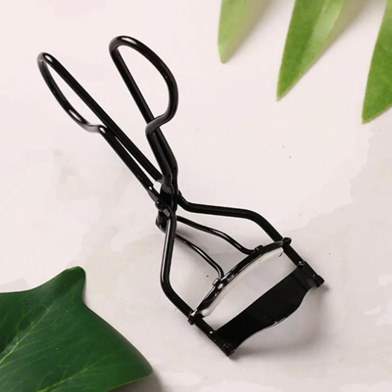 Curling Eyelashes Tool Eyelash Cosmetic Makeup Stainless Steel Eyelash Curler 1pc Black/Silver lash curler eye lash curler