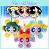 Adorable Blossom Powerpuff Girls Plush Keychain Cute Cartoon Flower Shaped Gift 12cm