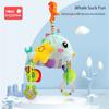 Octopus Pull String Toy Baby Stroller Hanging Rattle Infant Grab Training Pull Along Toy Car Seat Soothing Sensory Toy