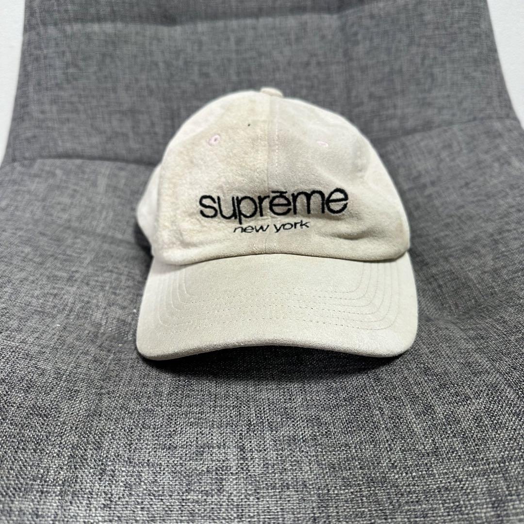 

[USED] Supreme Classic Logo 6-Panel Beige