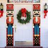 Nutcracker Soldier Door Banner Decor 2025 Christmas Decorations for Home Xmas Hanging Ornaments Navidad Noel Gifts New Year 2026
