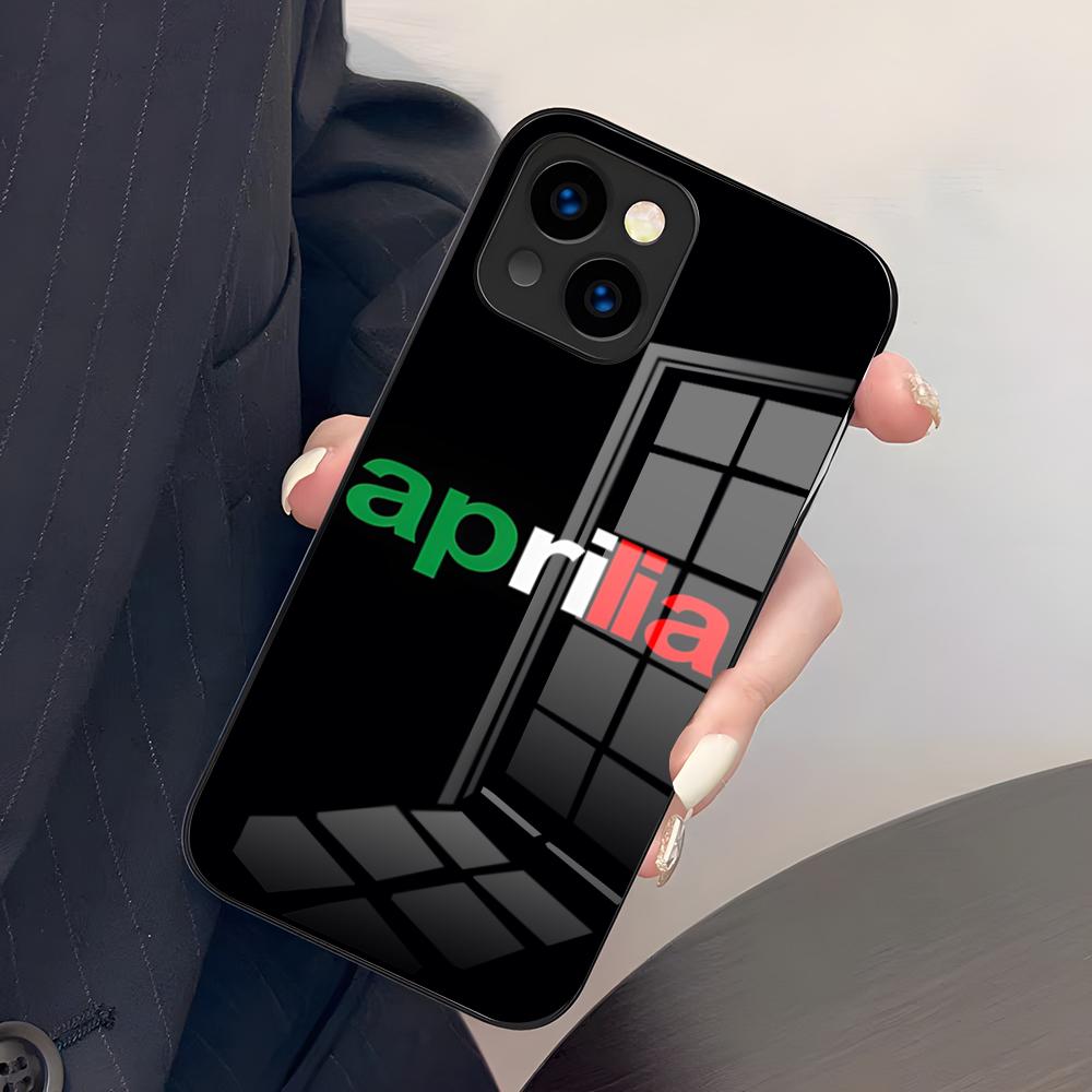 Cool A-ApriliaS Racing Phone Case For IPhone 17 Pro Max 15 Pro 16 14 Plus 12 13 Mini 11 Pro Shockproof Glass Cover