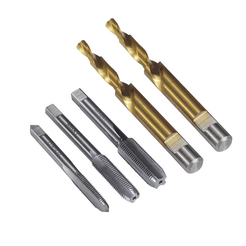 Stahl 16 Stück Beschädigter Glühkerzenentferner 8mm 10mm Beschädigter Glühkerzenabzieher Reparaturwerkzeugsatz für Zylinderköpfe 0,3 Zoll 0,4 Zoll