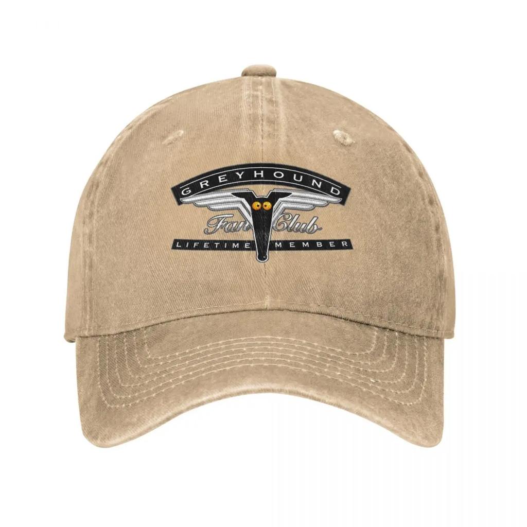 Greyhound Fan Club Baseball Cap Designer Hat sun caps Custom Cap Big Size Hat Womens Golf Wear Unisexs