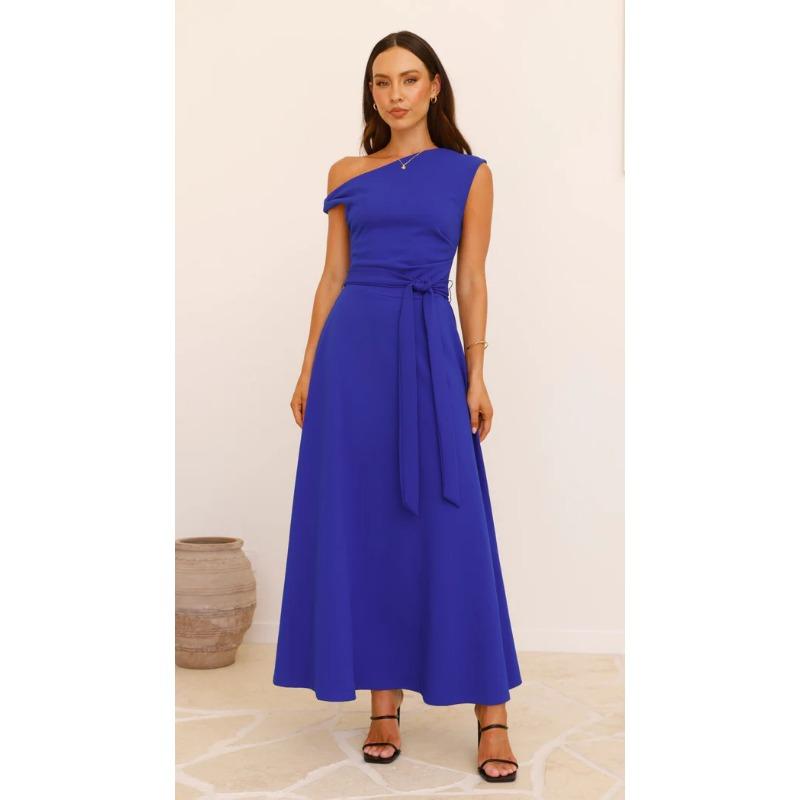 Women's Summer Fashion Temperament Sexy Lace-up Dress
