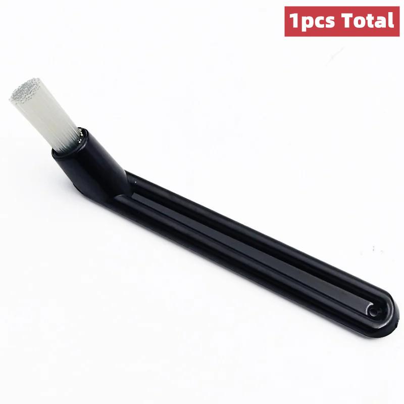 12cm Cleaning Brush Spoon Coffee Machine Brewing Head Short Handle Elbow Coffee Cleaning Brush Coffee Spoon for Coffee Machine