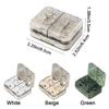 Moisture-proof Double-Layer Pill Box Sealed Pill Organizer Practical Pill Splitter  Office