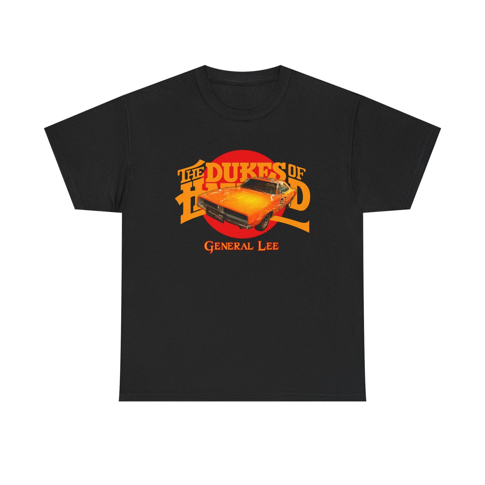 The Dukes of Hazzard General Lee Retro TV Show T-Shirt XL
