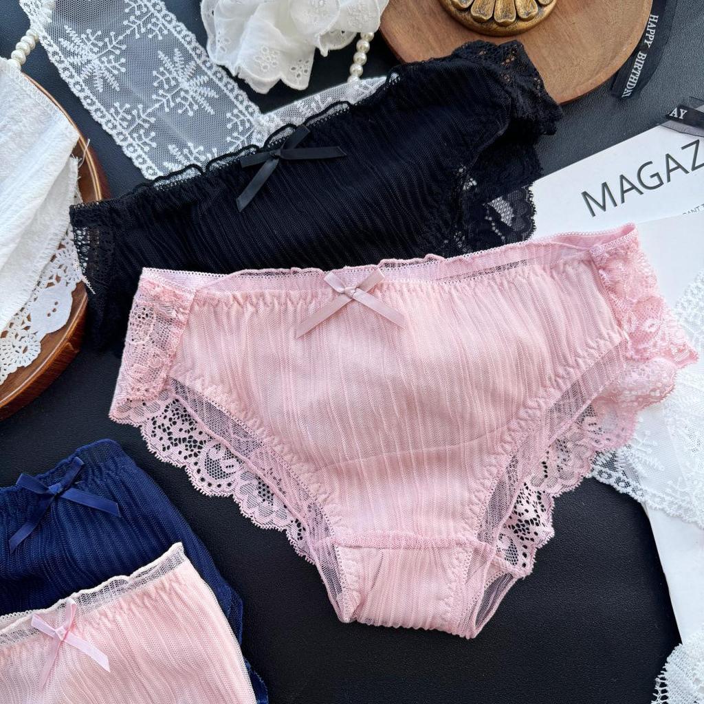Clearance Ice Silk Lace Low-Rise Women's Panties