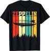 Retro Zeppelin 70s 80s Dirigible Airship Zepelin Zepplin Gift Unisex T-Shirt