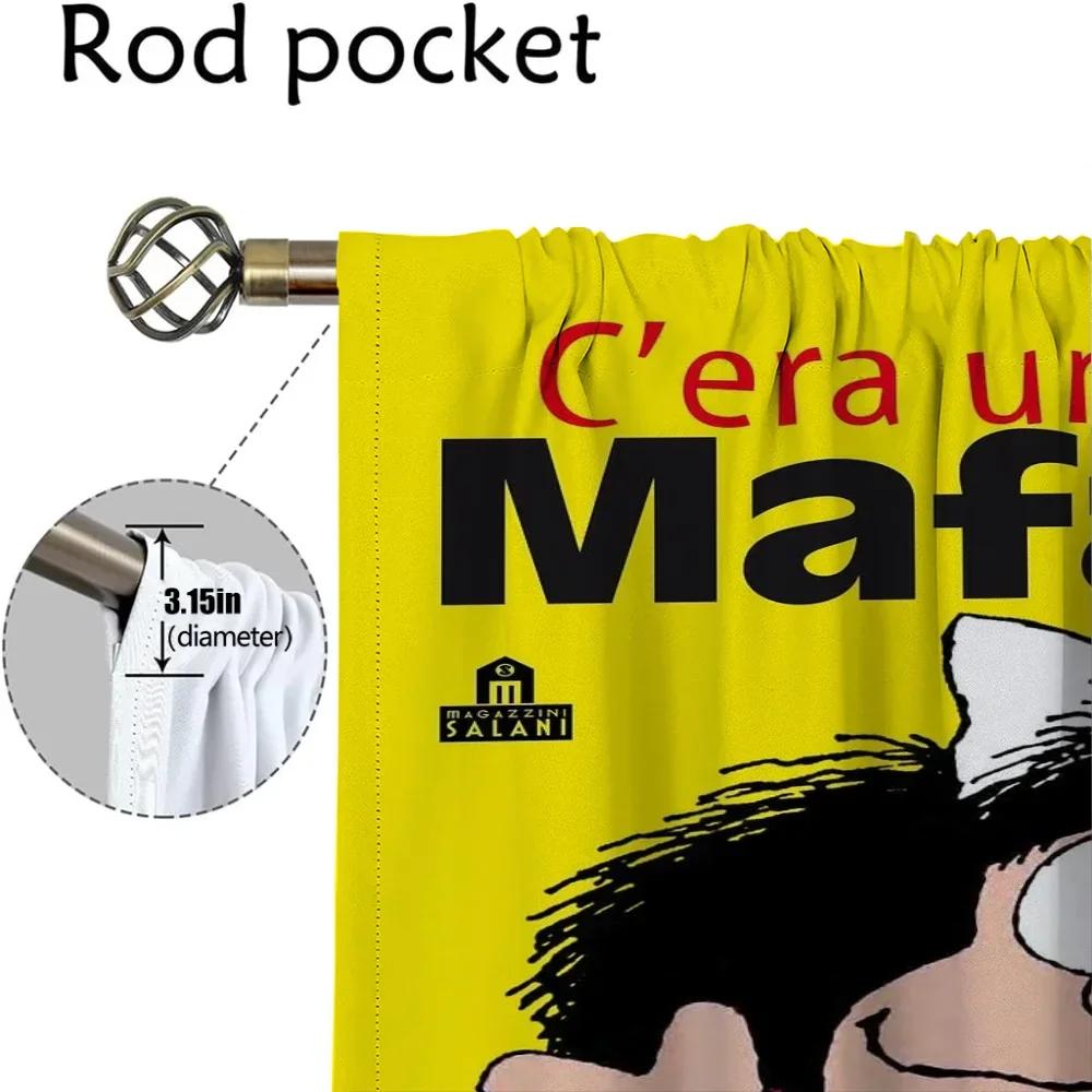 Mafaldas Elegant Room Curtains for Living Room Shades Window Curtain Halloween Decoration Tulle for Bedroom Partition Kitchen