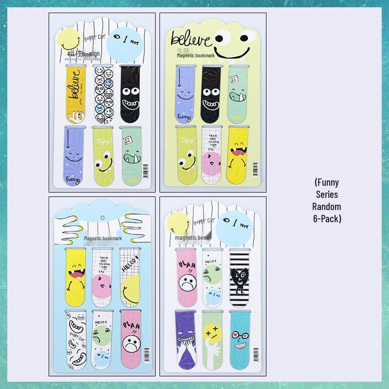 HC Мультяшные Магнитные Закладки - Серия Розыгрышей