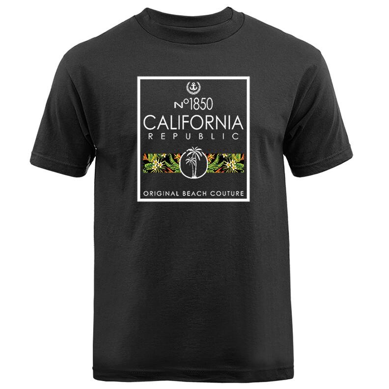 The Golden State California Republic Cali Life Floral Graphic T-shirte Unisex T-Shirt XXXL