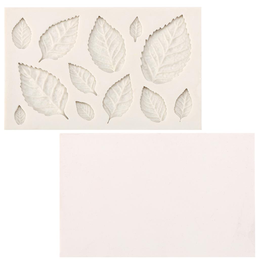 3D Silicone Leaves Fondant Cake Mold Creative Chocolate Sugarcraft Mould Decorating DIY Tool Silicone Cake Mold Sugarcraft Mould