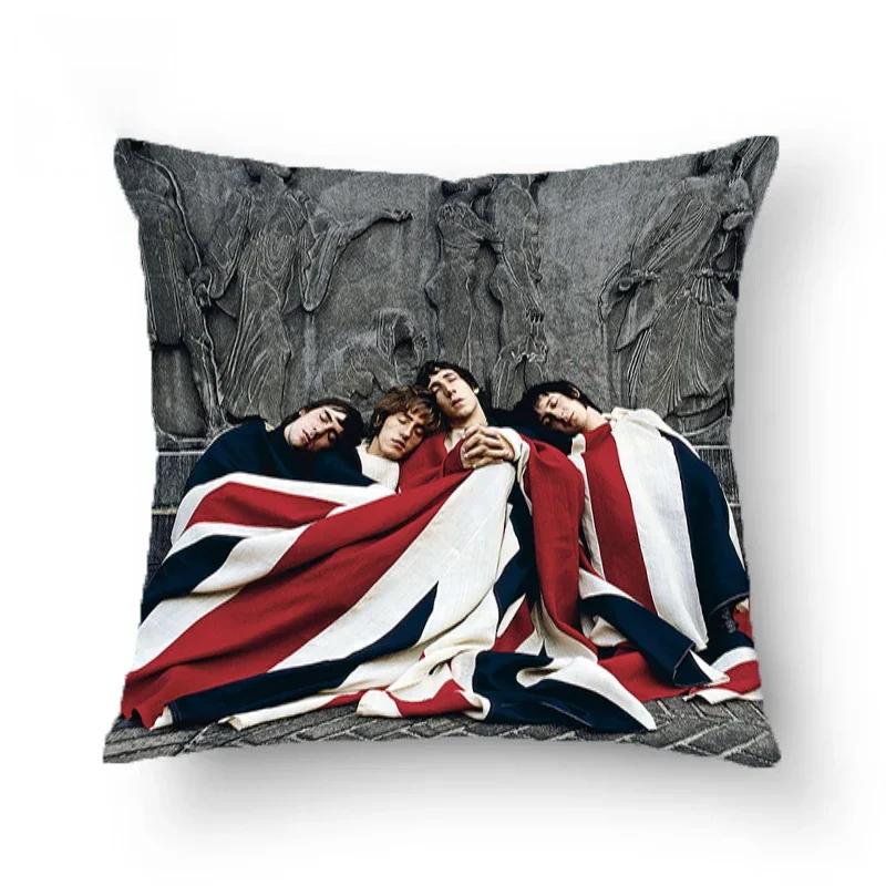 The Who Pillowcase Sofa Cushions Pillows Covers Home Decorative Cushion Cover 45*45 Double Sided Printing Square Pillow Cases