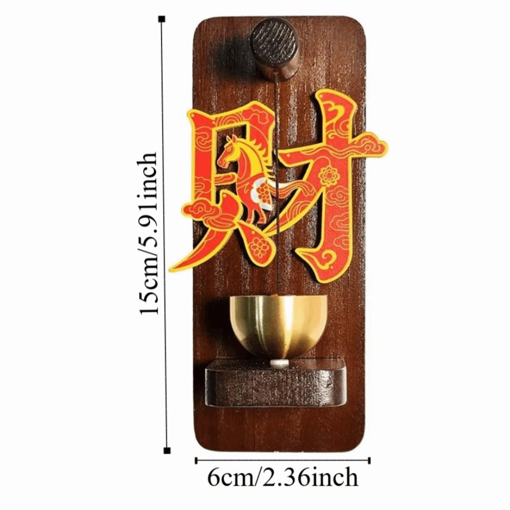 Creative Spring Festival Fridge Magnet Good Luck Entrance Door Bells Magnetic Doorbell  Bedroom