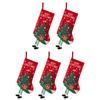 Stylish Christmas Stockings with Plush Texture for Seasonal Fireplaces Hangings Checkered Holiday Decors
