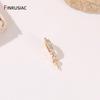 14K Gold Plated Brass Pearls Clasps Decorative Connector Fastener Pearl Pendant Bail Handmade DIY Jewelry Making Accessories