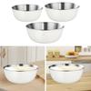 Large Capacity Stainless Steel Bowls Anti-scalding Food Container Salad Mixing Bowl Sets  Cooking