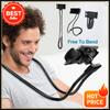 Neck Phone Holder, Flexible Hanging Lazy Bracket for Bed, Hands-Free Cellphone Stand with Comfortable Pad for Travel Home Office