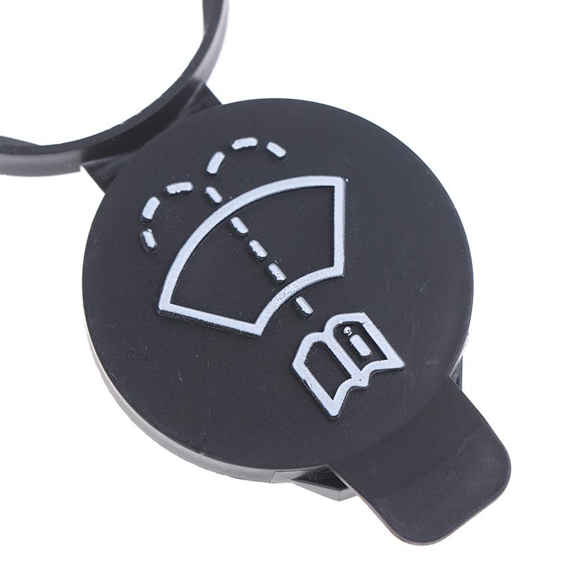 2Pcs Car Washer Water Tank Bottle Cap Windshield Wiper Fluid Reservoir Cover