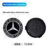 4KS 75mm Středové krytky kol pro auto Krytky nábojů Odznaky Příslušenství Pro Mercedes benz AMG C E S GLE CLC Třída W204 W203 W205 W124 W221
