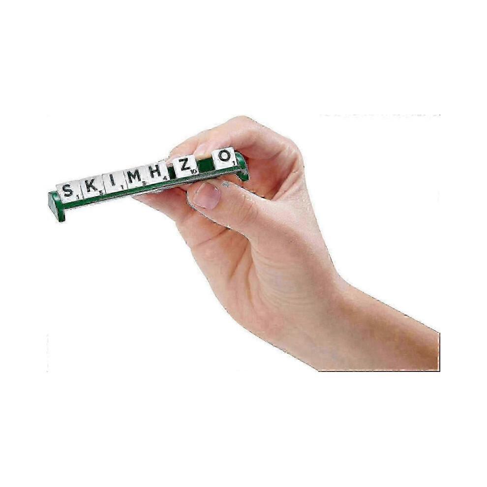 Large Scrabble Game with Rotating Wooden Board