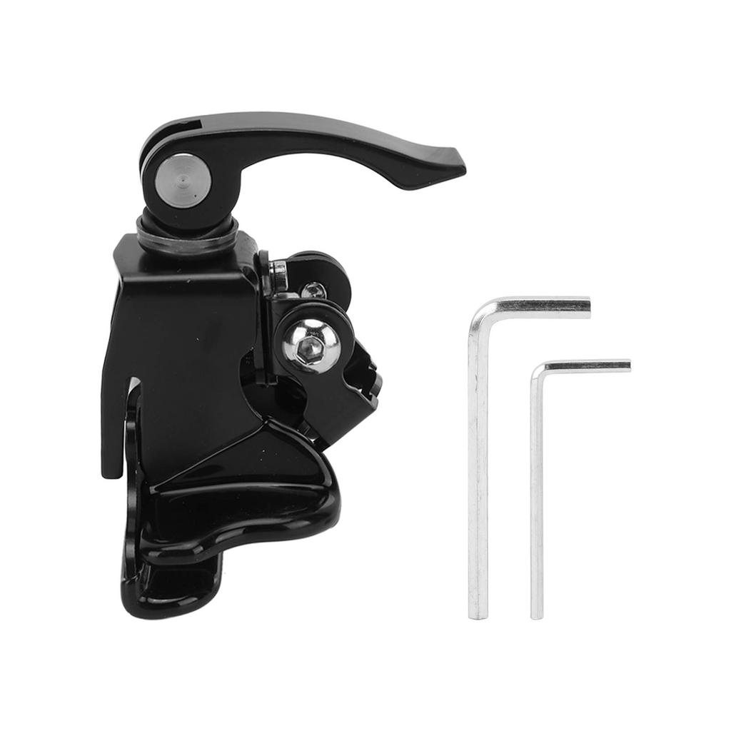 Radio Antenna Mount Bracket 180 Degrees  Rotatable Stainless Steel Rustproof Black for Trucks RVs Off Road