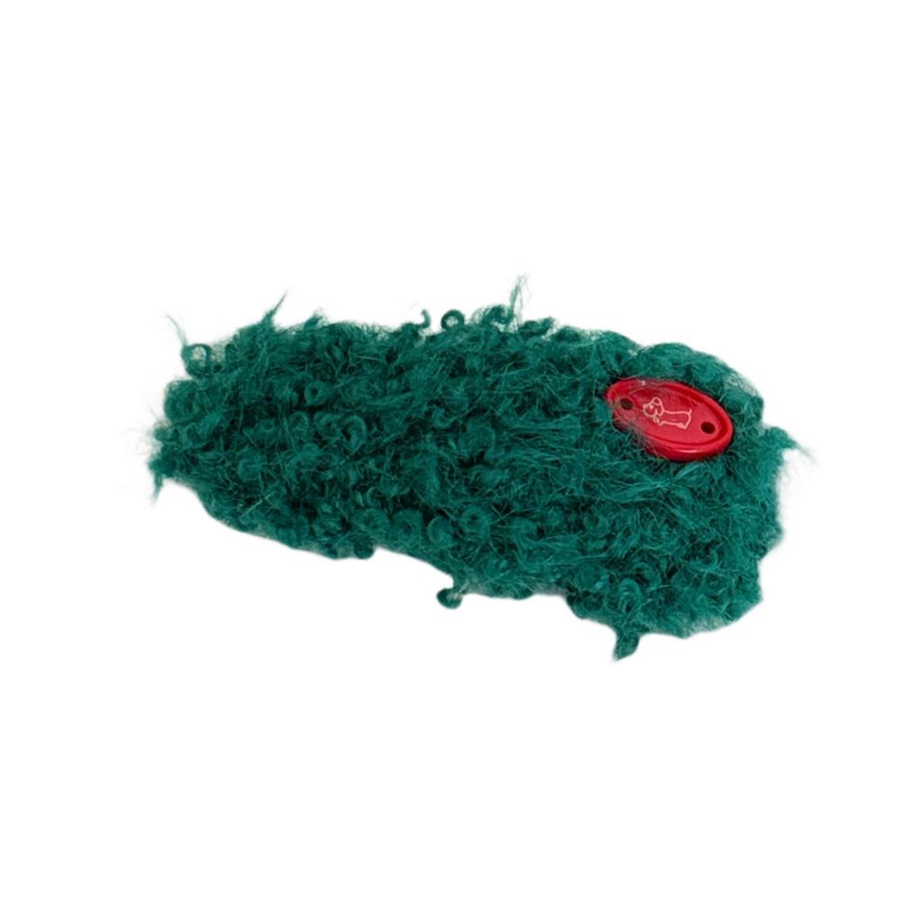 Herbst-Winter Bunte Plüsch-Knopf-Haarspangen: Hochwertige Pony- und Seitenhaarspangen