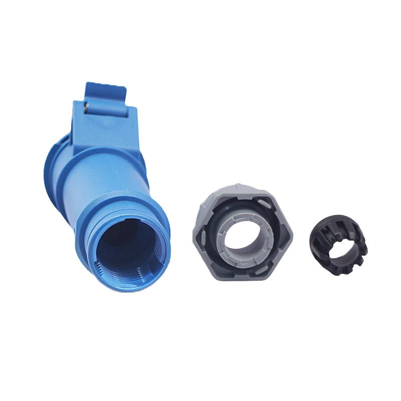 IP44 Waterproof Aviation Plug with Solid Copper & Nylon Body, Model 223J