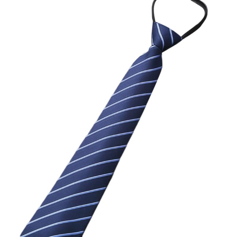 Male Zipper Design Neck Tie for Business Necktie Formal Suit Accessories