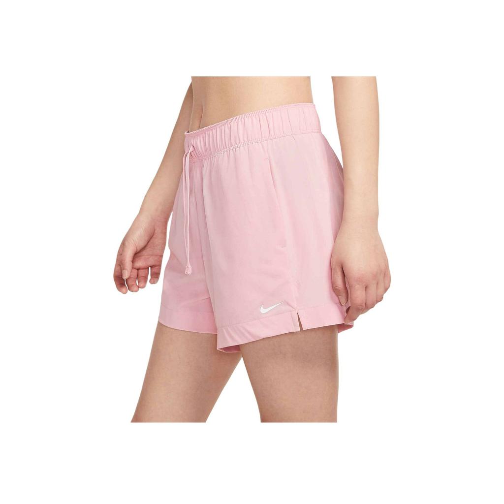 Nike Sportovní lifestylová série Logo potisk Stahovací prodyšné šortky Dámské šortky Růžové DA0906-630