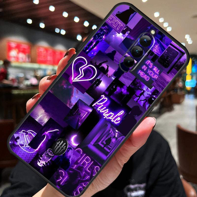Purple Aesthetic Case For ZTE Nubia Red Magic 10S 10 8 9 8S 9S 11 Pro Plus 5G 6R 6 7 6S 7S Pro 10 Air Cover