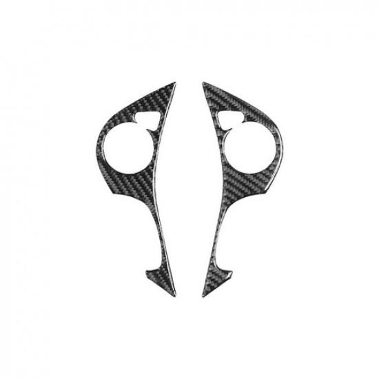 For Honda Accord 2013-2017 Carbon Fiber Steering Wheel Button Cover Trim Type A