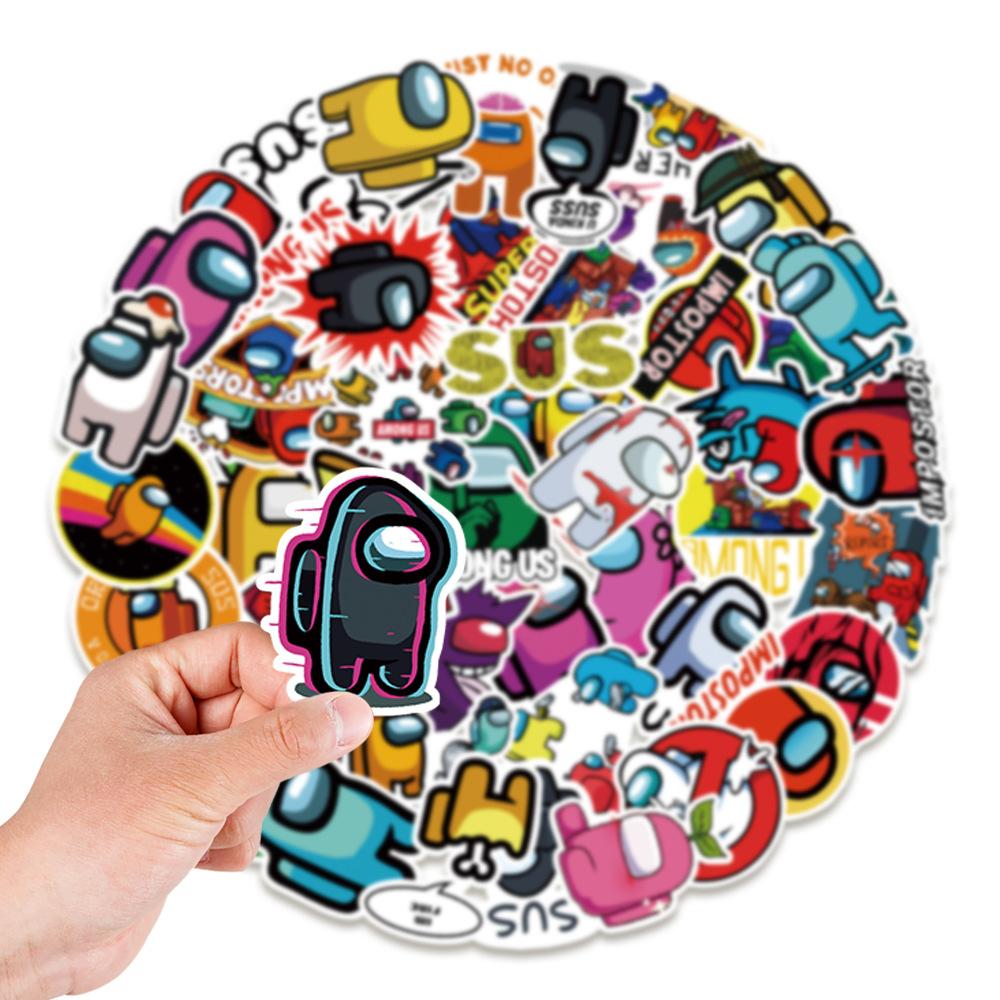 150 Pictures of Amon Us Game Graffiti Stickers Car Water Cup Mobile Phone Skateboard Waterproof Stickers