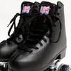 Patins à Roulettes 4 Roues Femme-fille Noir Résistant Noir Taille 38