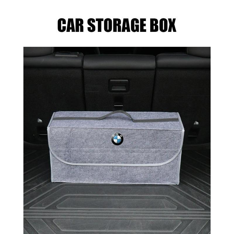 1Pcs Car Soft Felt Storage Bag Organizer Cars Foldable Trunk Car Goods for BMW E36 E46 E53 E90 E60 E61 E93 E87 X3 X5 F30 F20