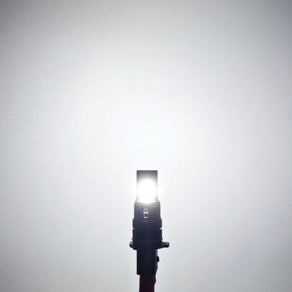 2 Pcs P13W LED Bulb 12-24V 3000lm CANBUS White Powerful Off-Road