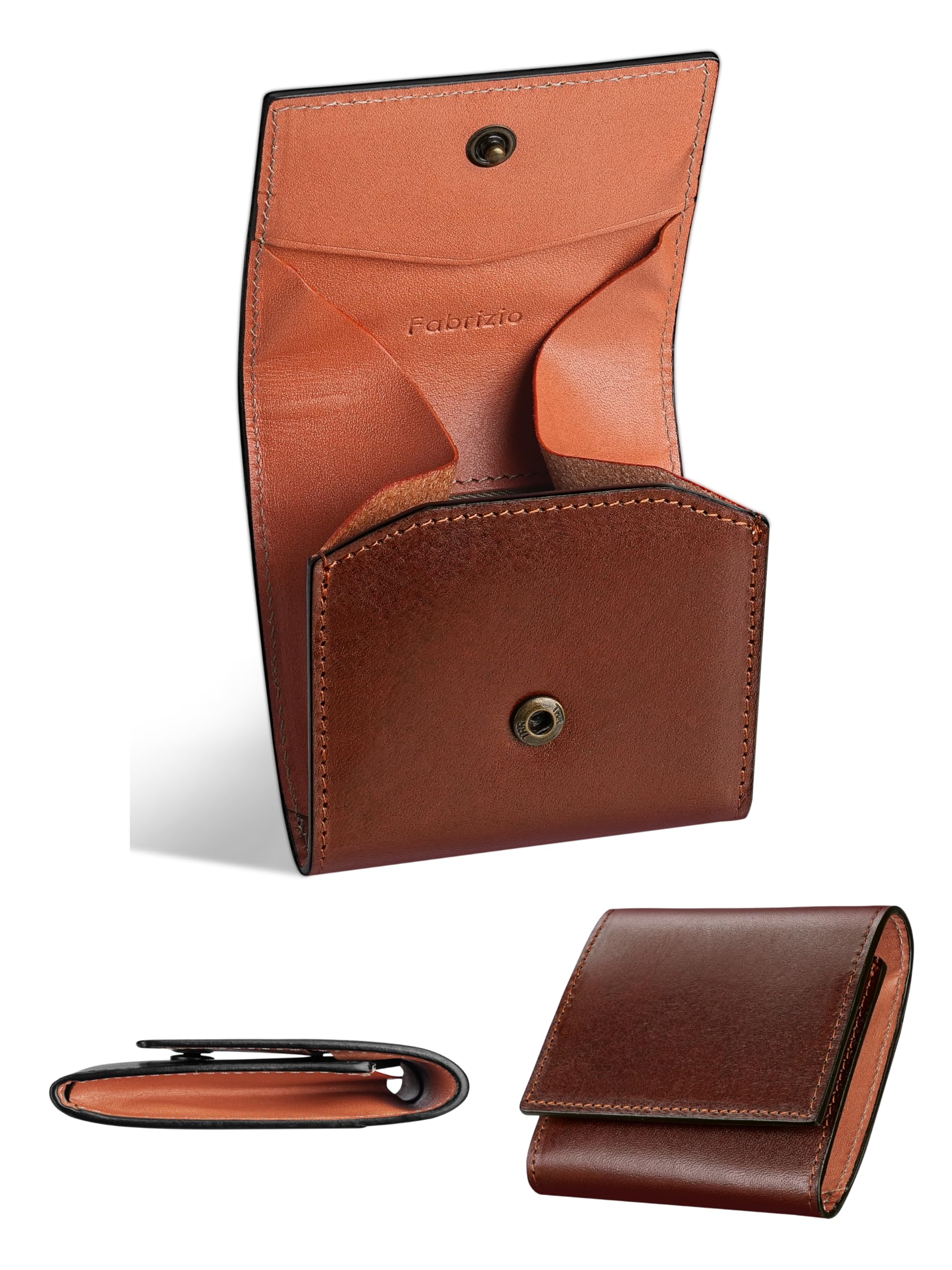 

Fabrizio Coin Coin Genuine High Italian Easy to Coin Coin Coin Case Case, Purse, Men s, Leather, Quality, Leather, Use, Compact, Thin, Case, Purse,