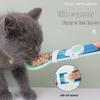 Cross-Border Macaron Cat Strip Feeder with Washable Plastic Squeeze Spoon