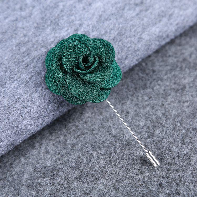 Camellia Style Collar Pin Brooch - Unisex Suit Accessory