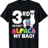 3rd Grade Alpaca My Bag Llama First Day of School T-Shirt