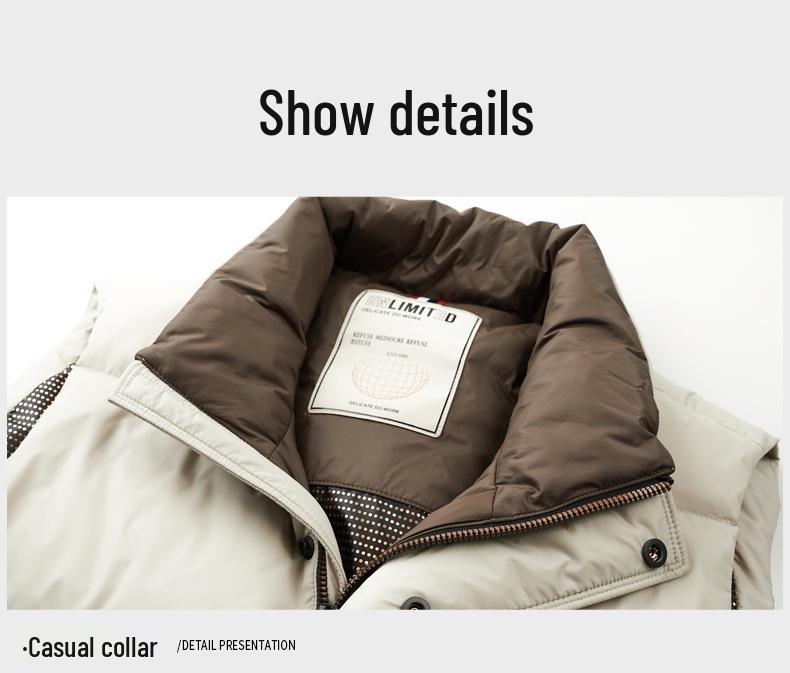 Men's Lightweight Down Vest: Versatile Casual Winter Gilet