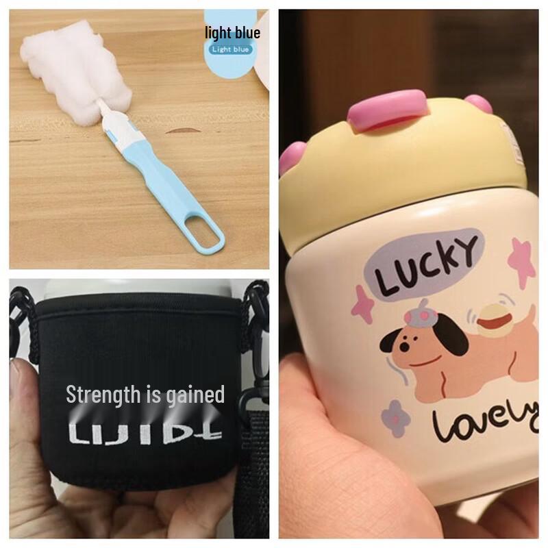 Qiwei Portable Kids Insulated Straw Cup