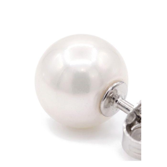 Boucles d'oreilles - PEARLS & COLORS - Pearls & Colors - Perle d'eau douce 7-8 mm - Or blanc 9 ct - Qualité AAA+