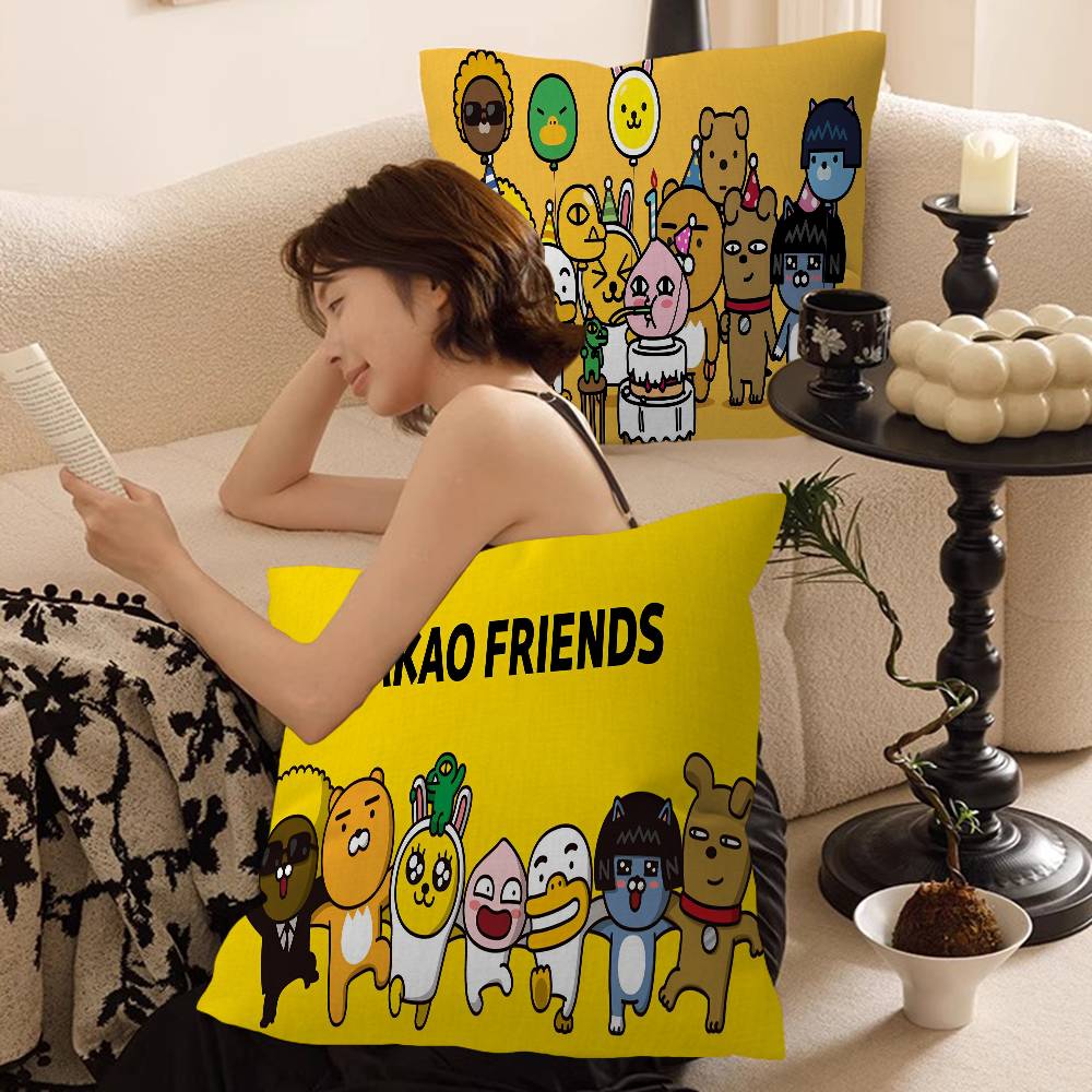 K-KAKAOS FRIENDS Pillowcases Home Bedding Decorative Pillow Cover Wedding Super Soft Pillow Case
