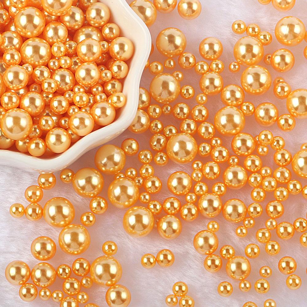 3-10mm 10g No Hole ABS Imitation Pearl Bead Round Plastic Acrylic Spacer Bead for DIY Jewelry Making Findings