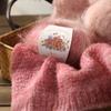 Fio de Lã Alpaca Mohair Seda Gradiente para Tricô à Mão de Suéteres, Cachecóis e Xales