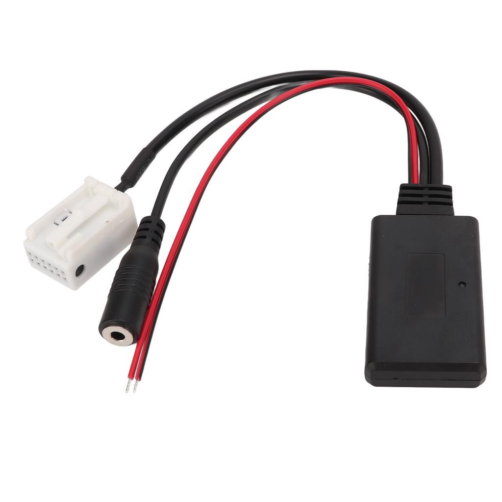 Car Bluetooth 5.0 Audio Adapter Aux Cable with Microphone Replacement For Mercedes W169 W245 W203 W209