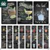 Putuo Decor Cocktail Vintage Metal Sign Tin Sign Decorative Plaque Wall Decor Bar Pub Man Cave Living Room Decoration